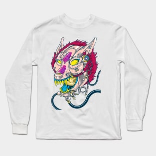 Wolf mecha robot Long Sleeve T-Shirt